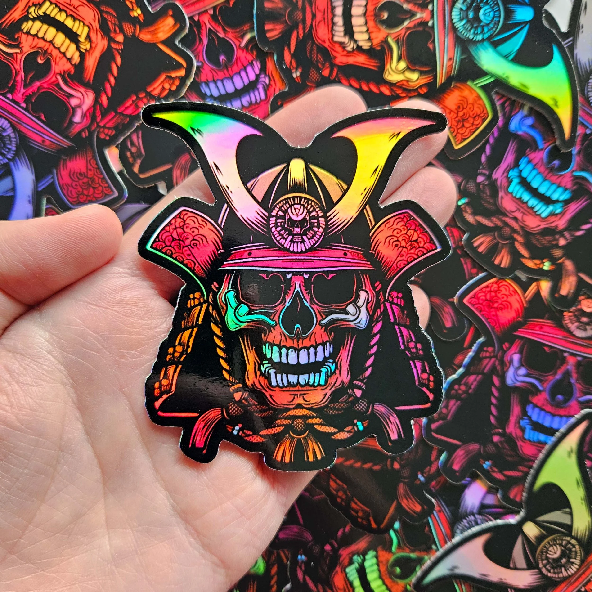 Hiroaki Ohya Indigo Skull Camo デニムジャケット